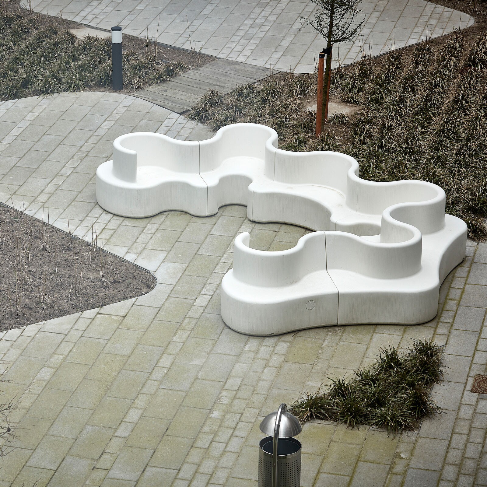 Cloverleaf In/Outdoor Sofa Middle Unit