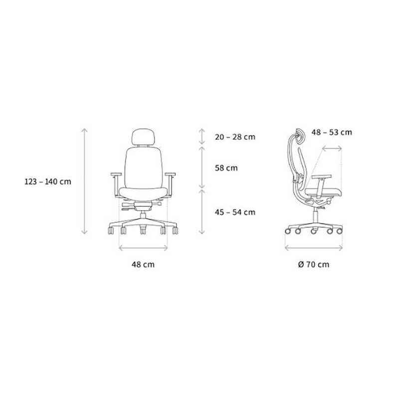 Limited Black Edition AluMedic Office Chair