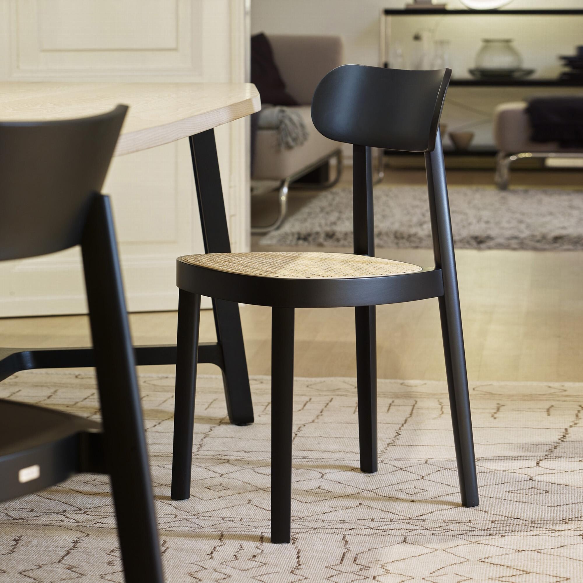 118 Chair with Wickerwork Set of 4