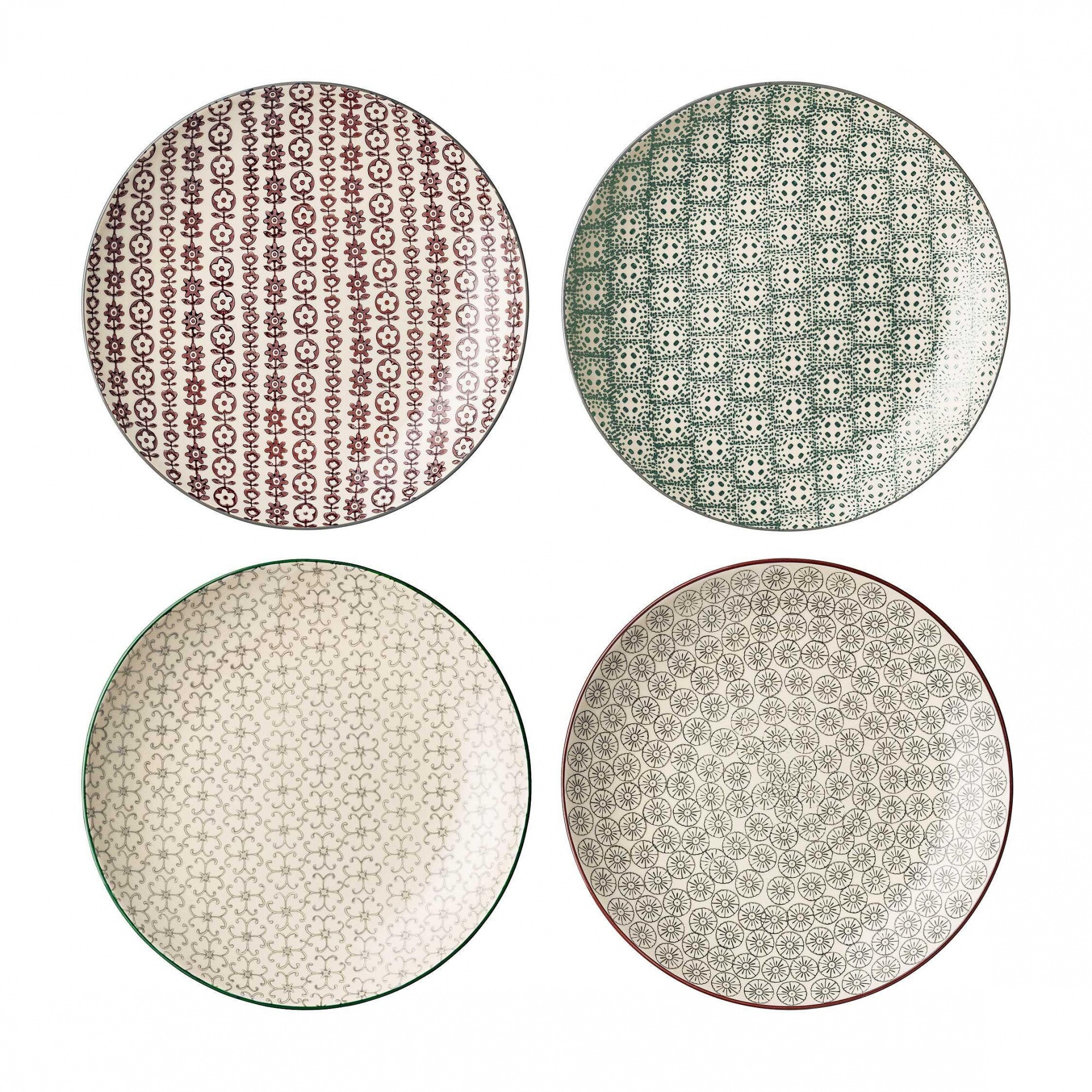 Karine Plate Set of 4 Ø25cm