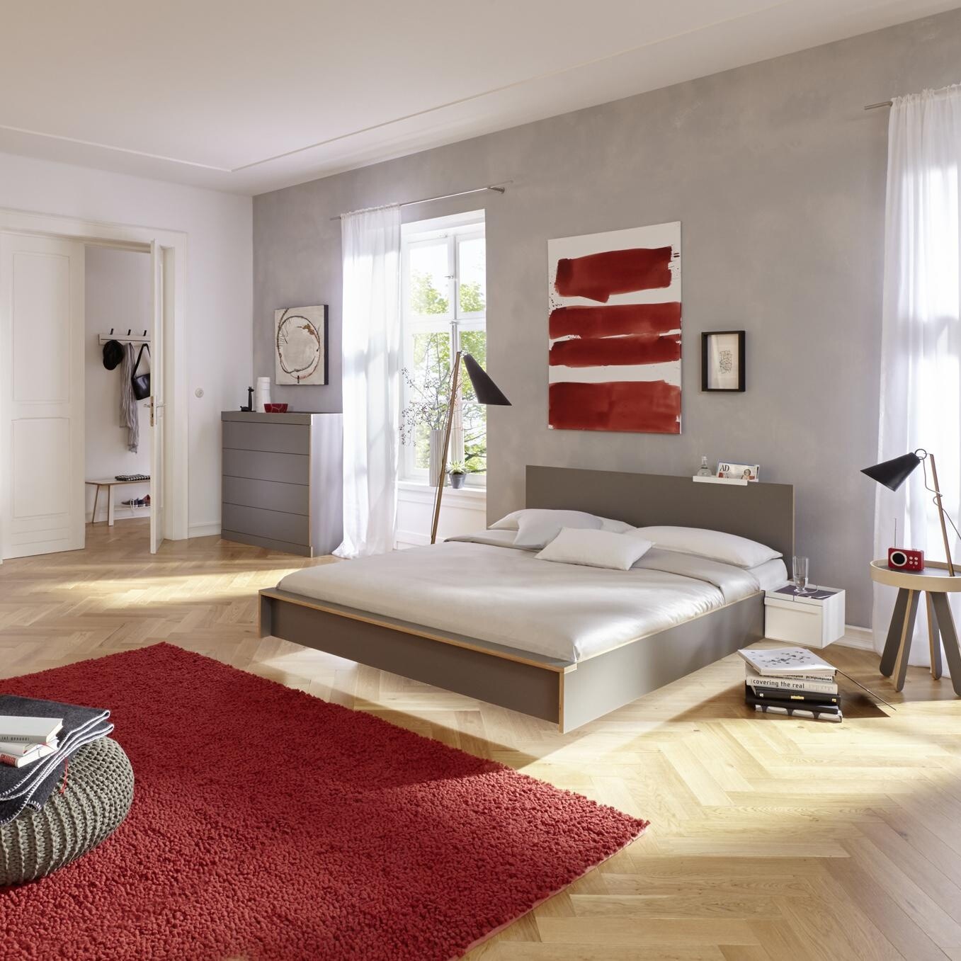 Flai Double Bed Comfort Height 180x200cm