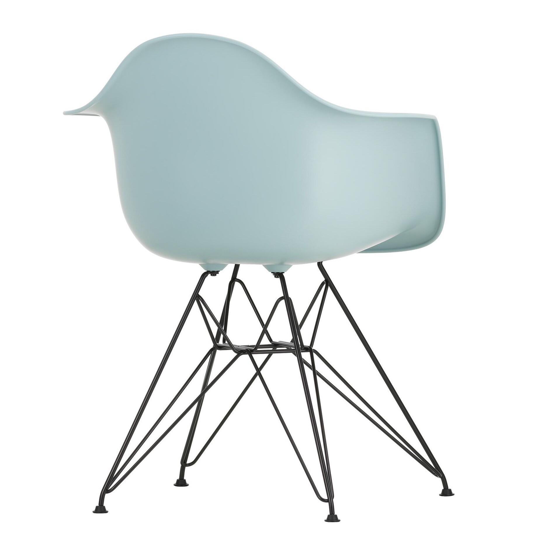 Eames Plastic Armchair DAR RE Black Base