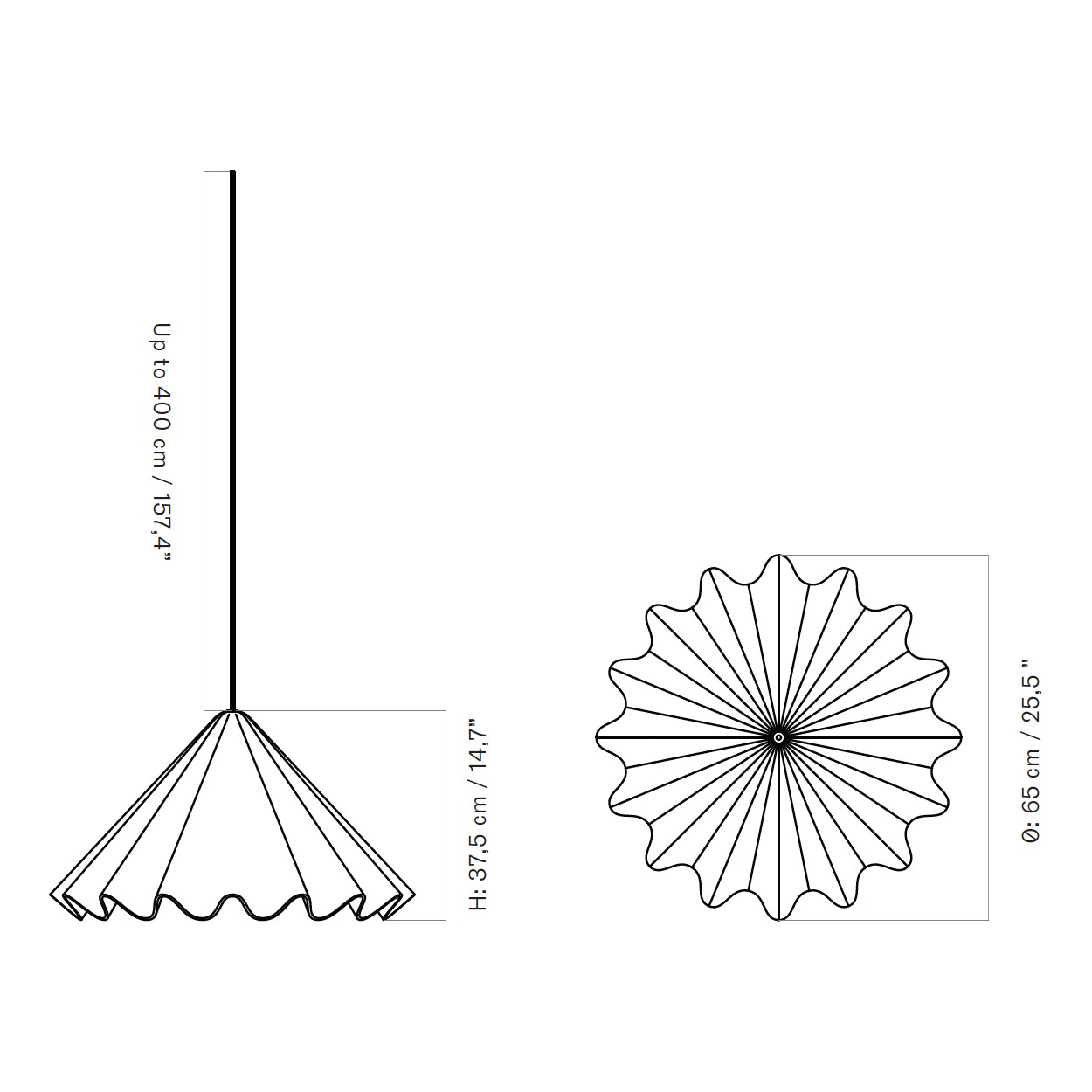 Dancing Suspension Lamp