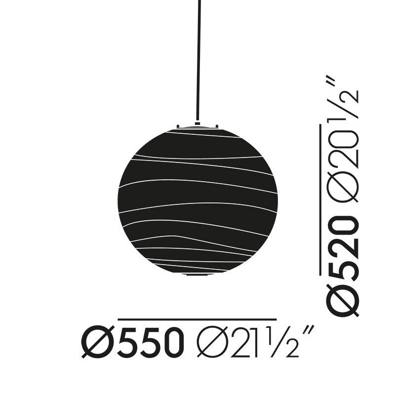 Akari D Suspension Lamp