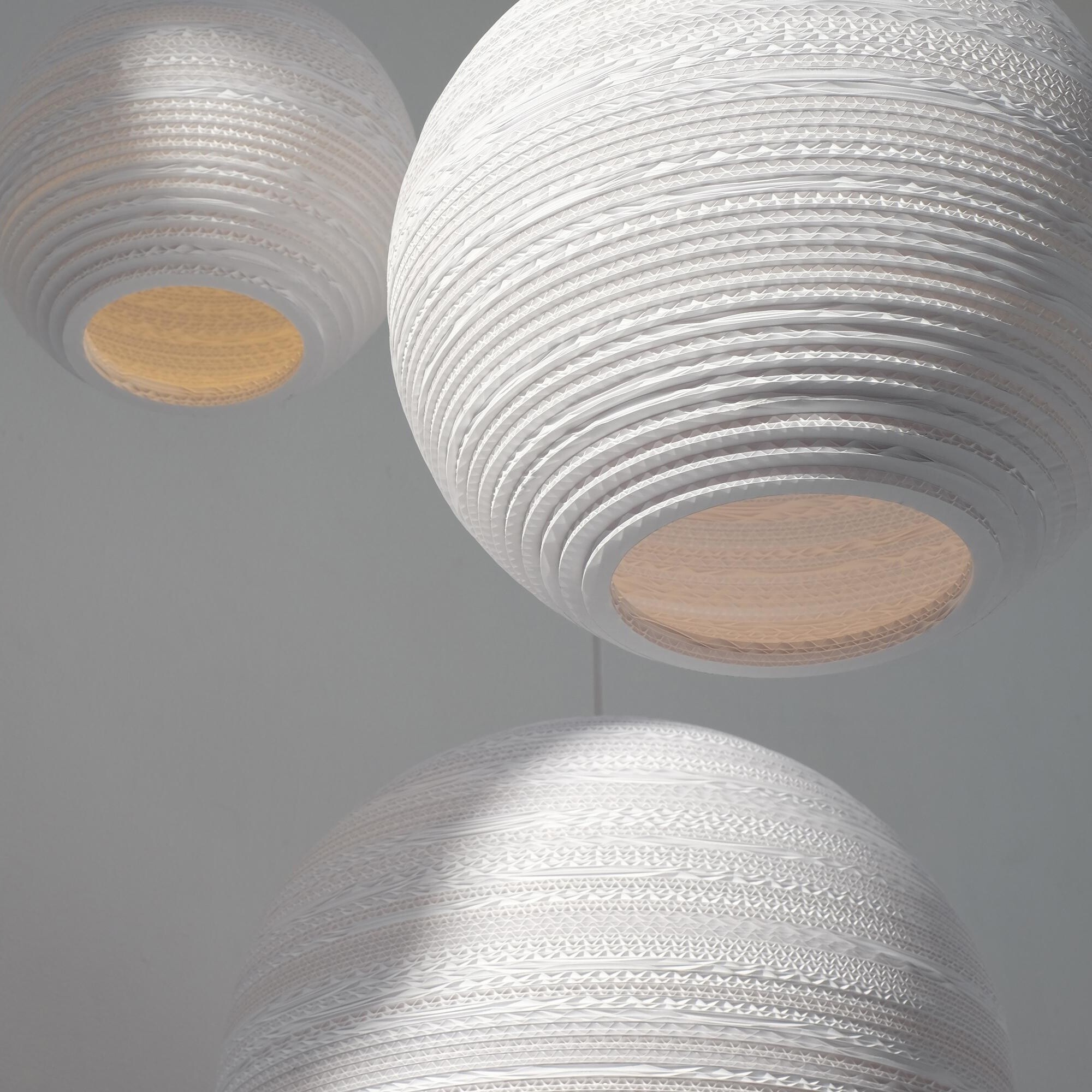 Moon Suspension Lamp White