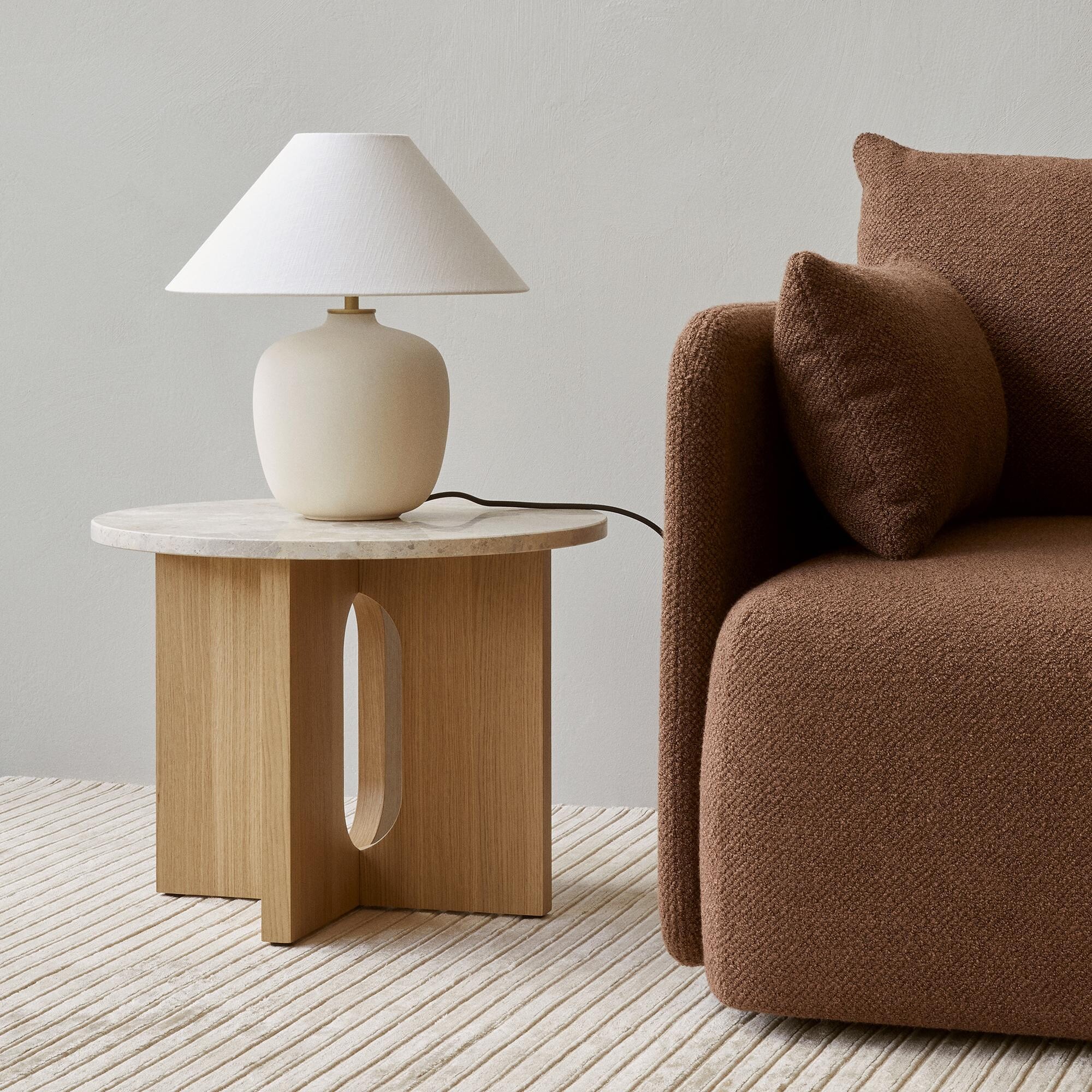 Androgyne Side Table Marble Ø50cm