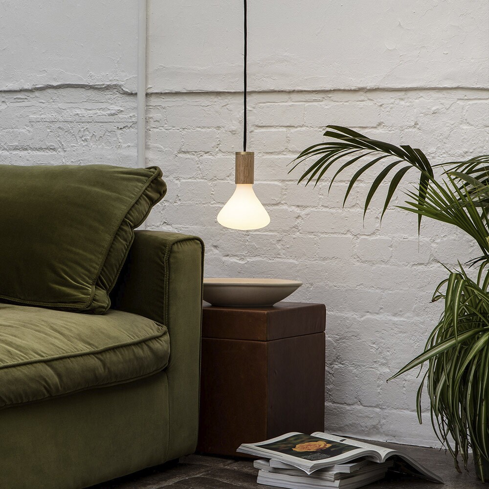 Oak Knuckle Suspension Lamp