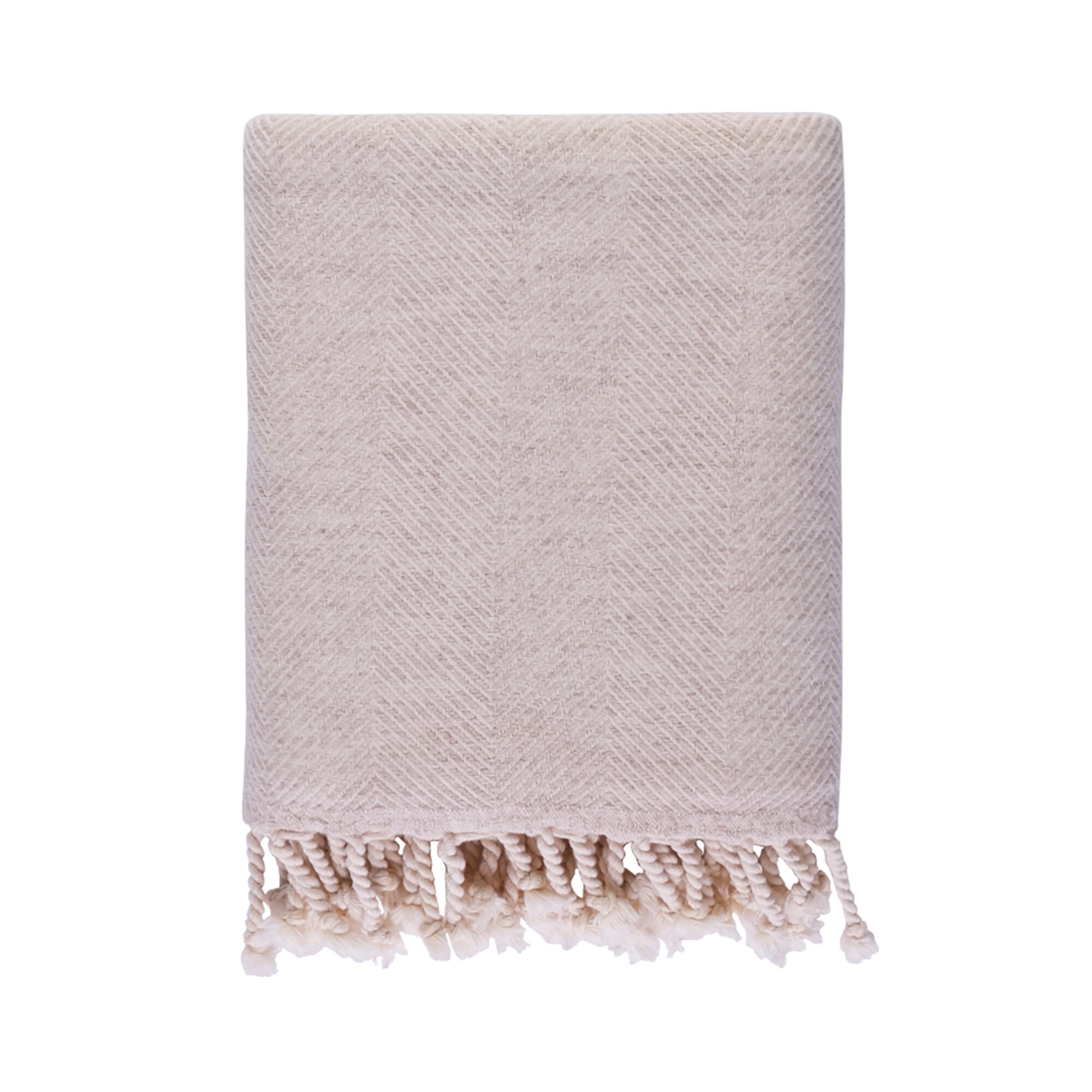 Herringbone Wool Blanket 130x170cm