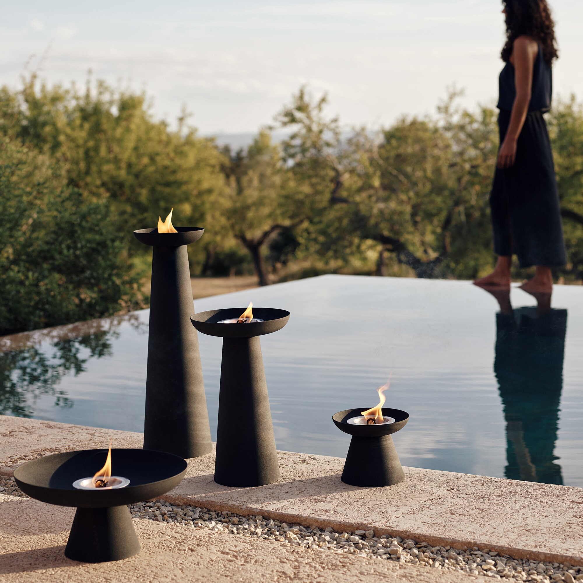 Meira Outdoor Oil Lamp H 53cm