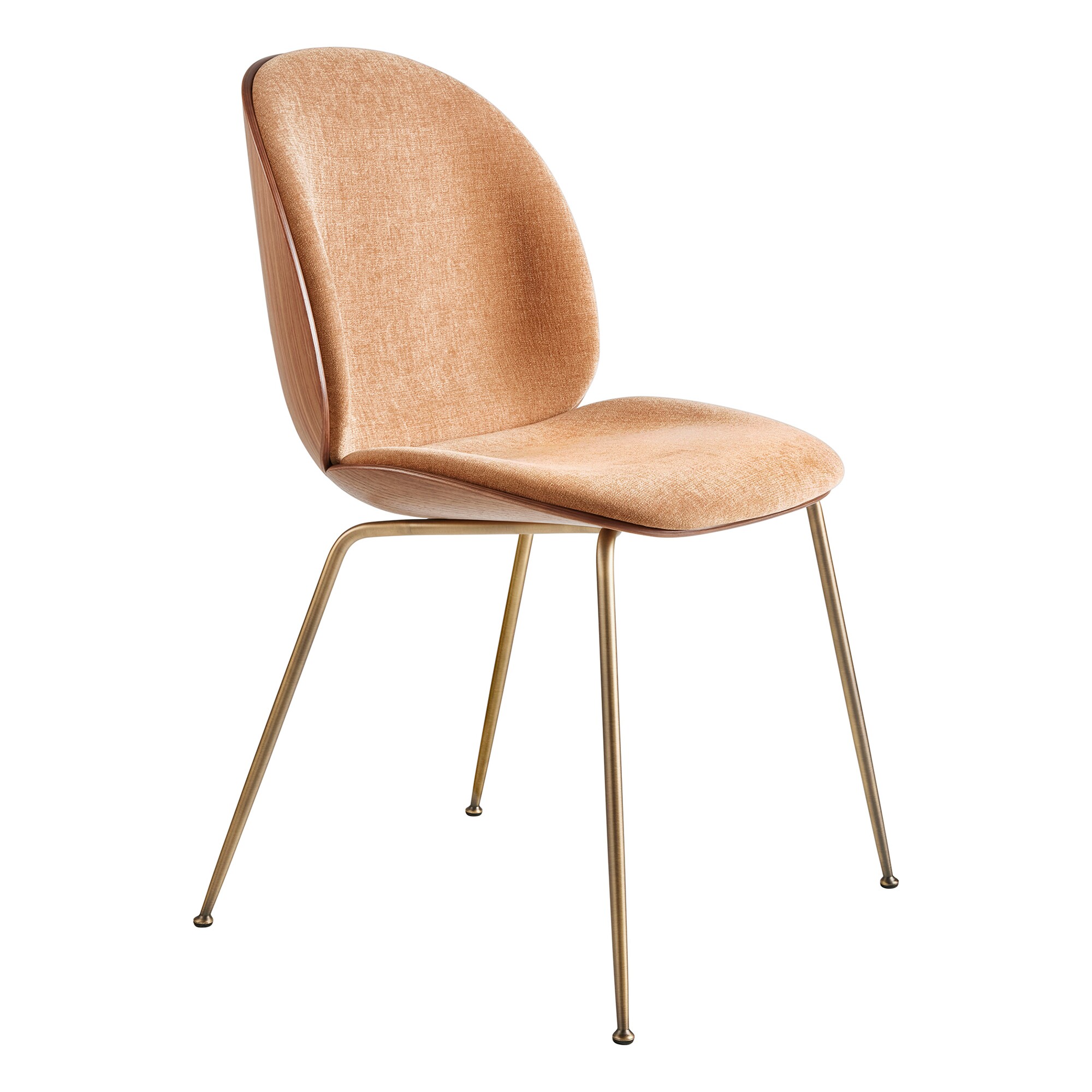 Beetle 3D Veneer Dining Chair Upholstered
