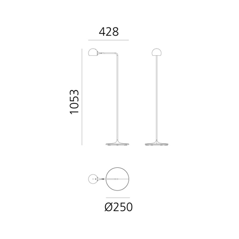 IXA LED Floor Lamp/Reading Lamp