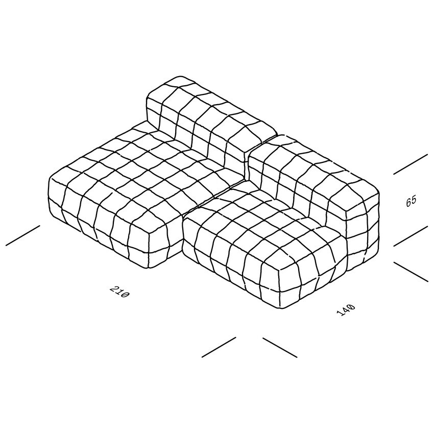 Henn 01 Sofa 210x140cm