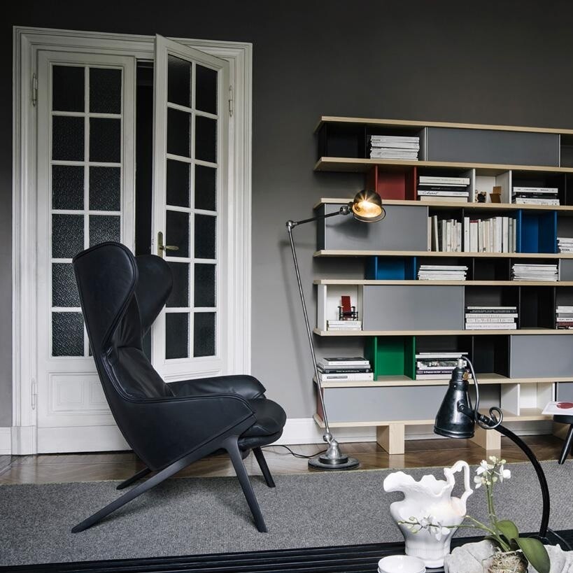 P22 Patrick Norguet Wingback Chair