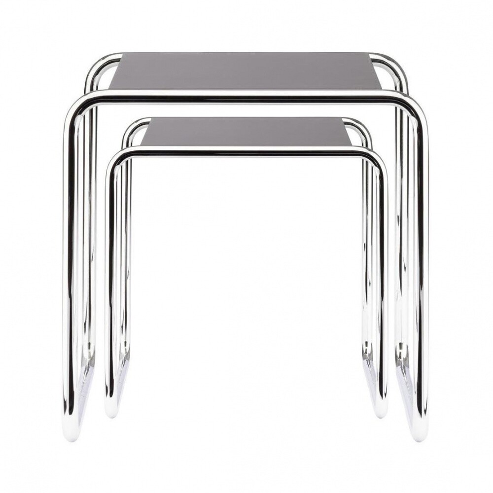 B 9 Side Table Set of 2 Beech