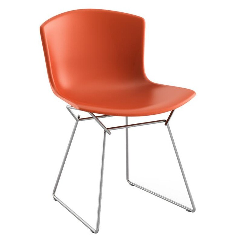 Bertoia Plastic Side Chair Frame Chromed