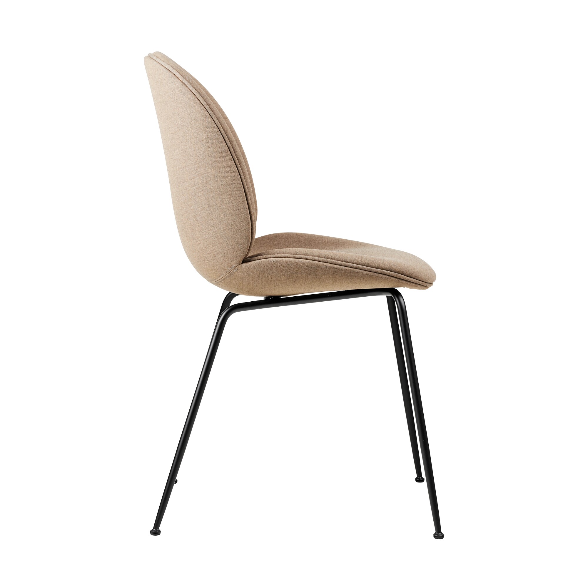 Beetle Dining Chair Full Upholstered Base Conic