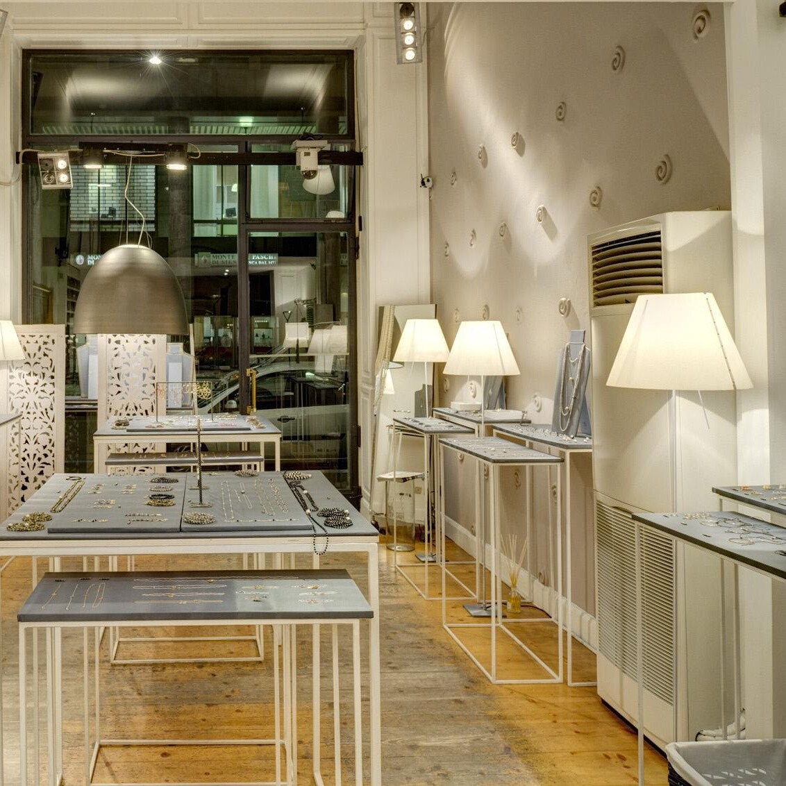 Costanza Terra Floor Lamp Telescope/Dimmer