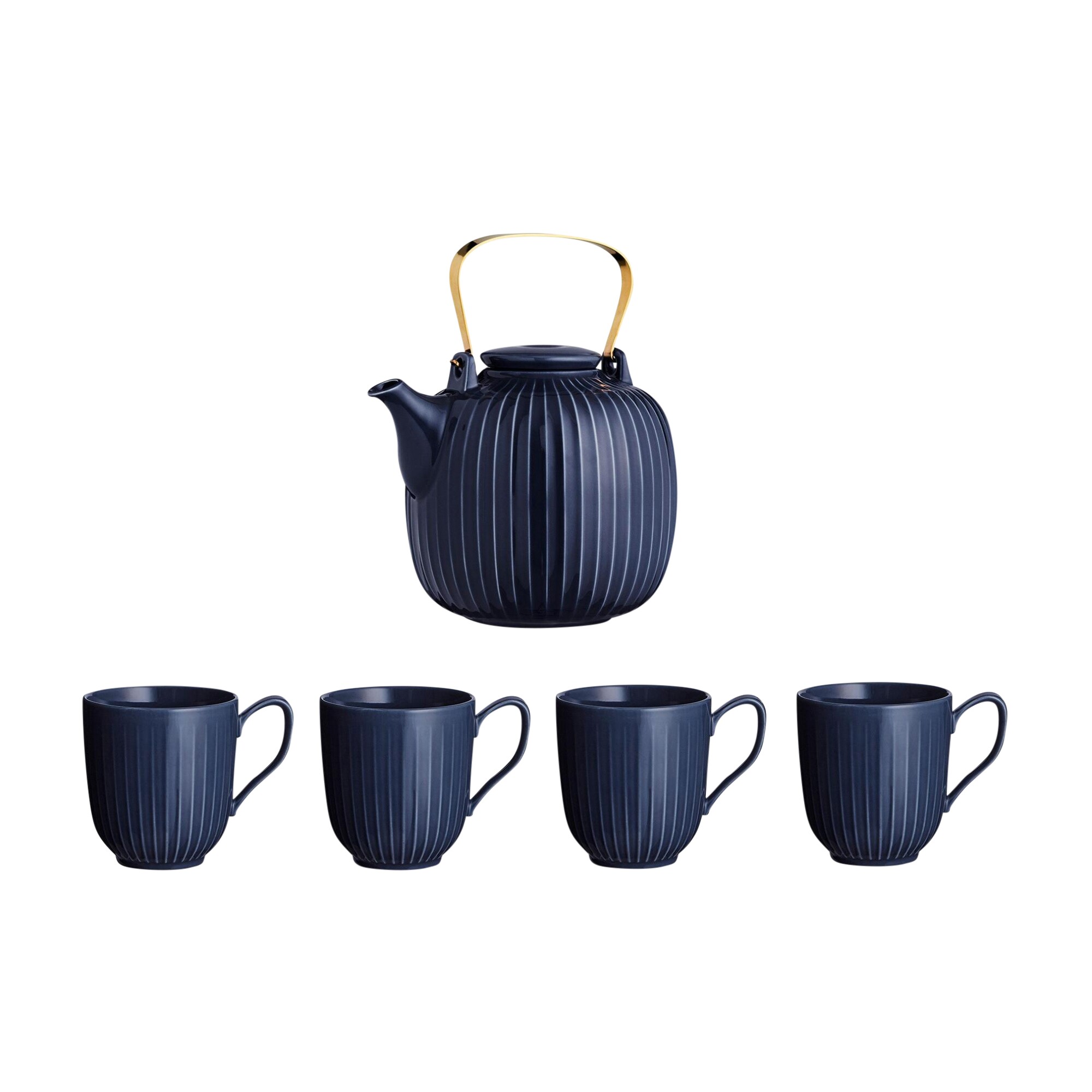 Hammershøi Set of Teapot With Cups