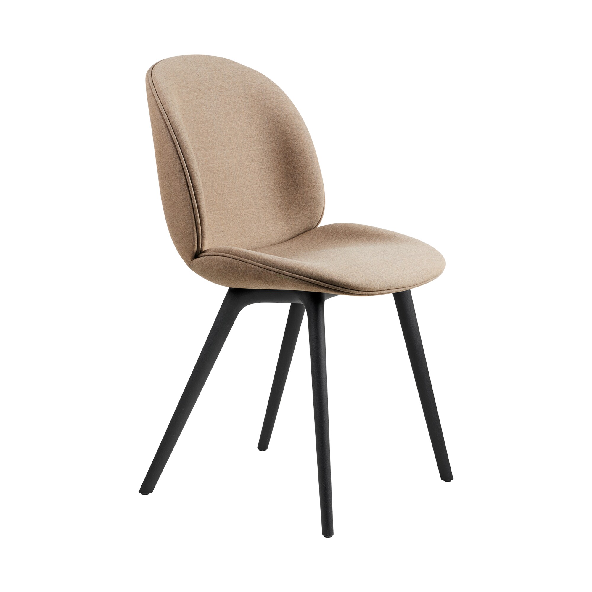 Beetle Dining Chair Full Upholstered Base Plastic