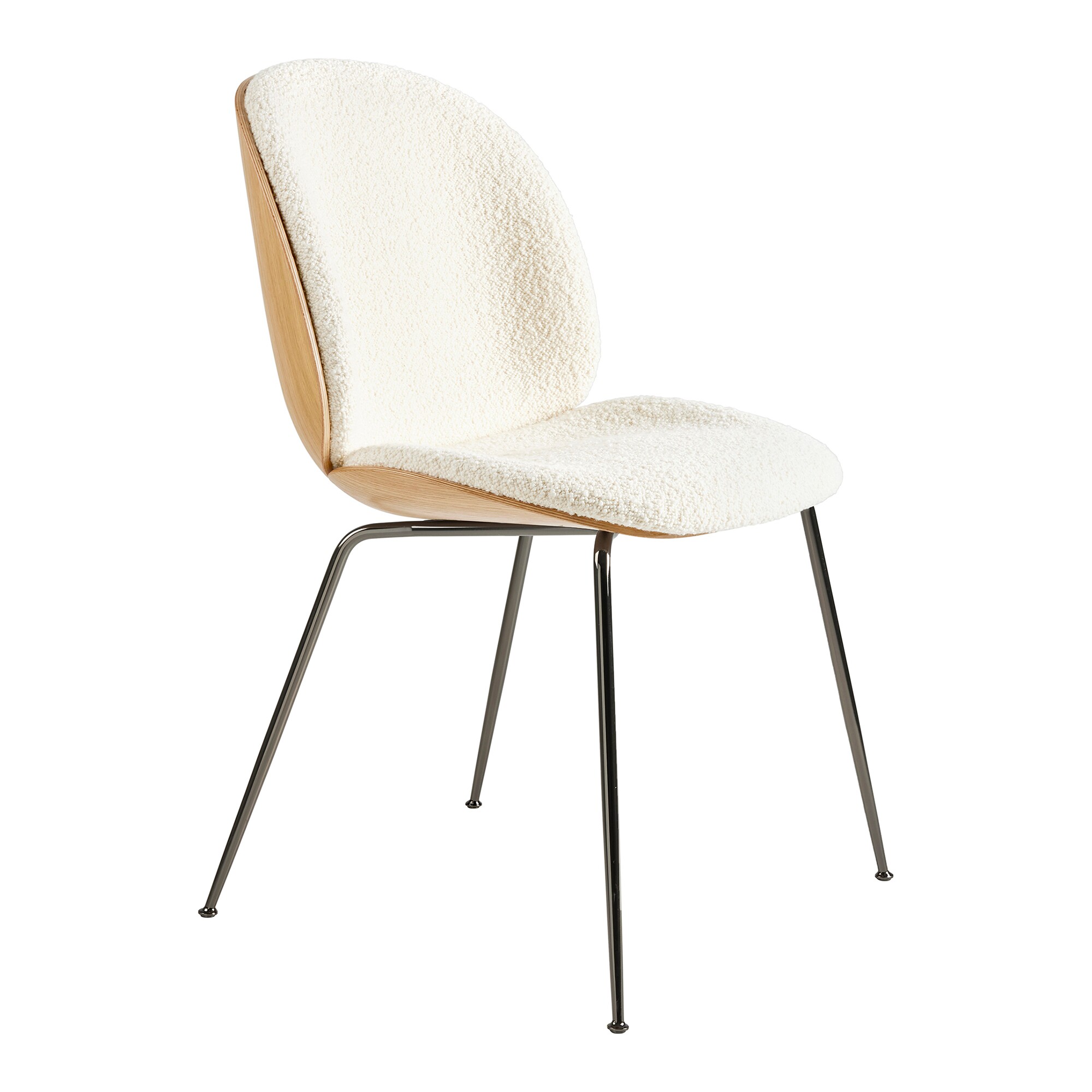 Beetle 3D Veneer Dining Chair Upholstered