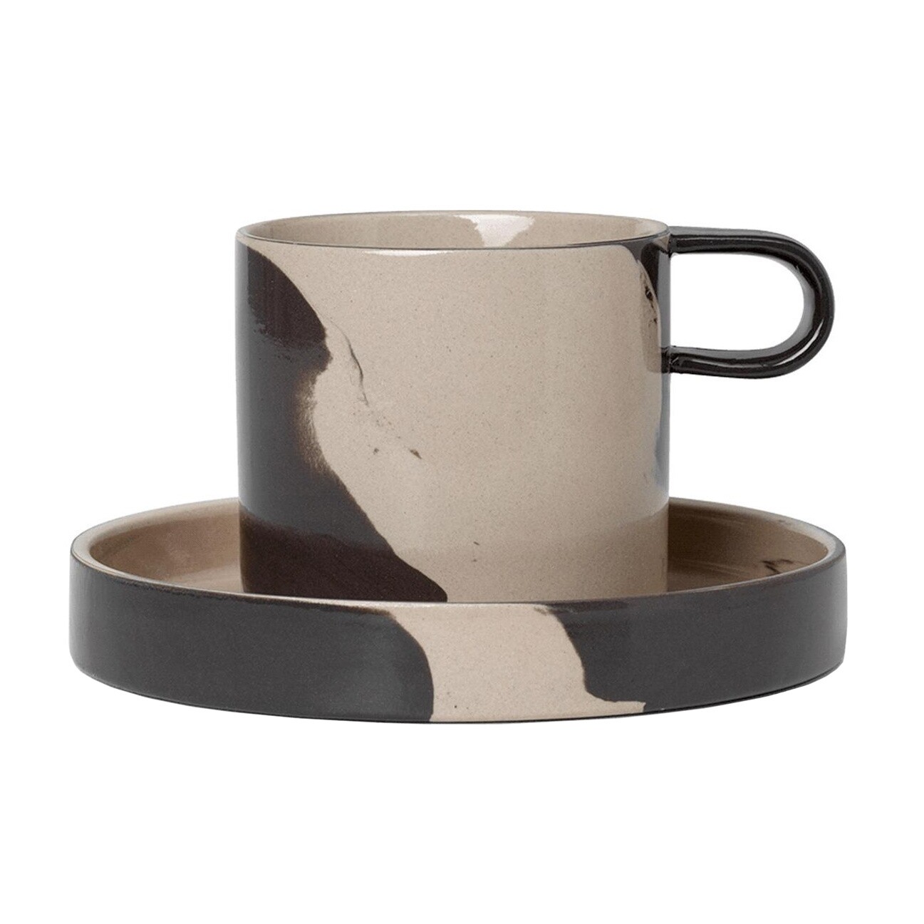 Inlay Cup with Saucer