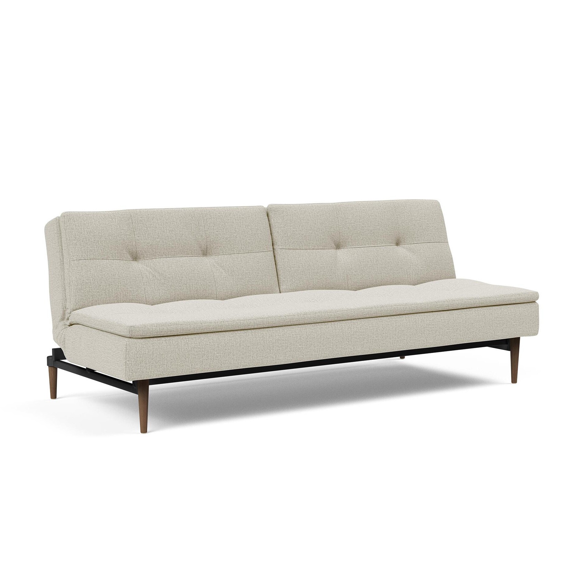 Dublexo Styletto Sofa Bed Dark Wood 210x91cm