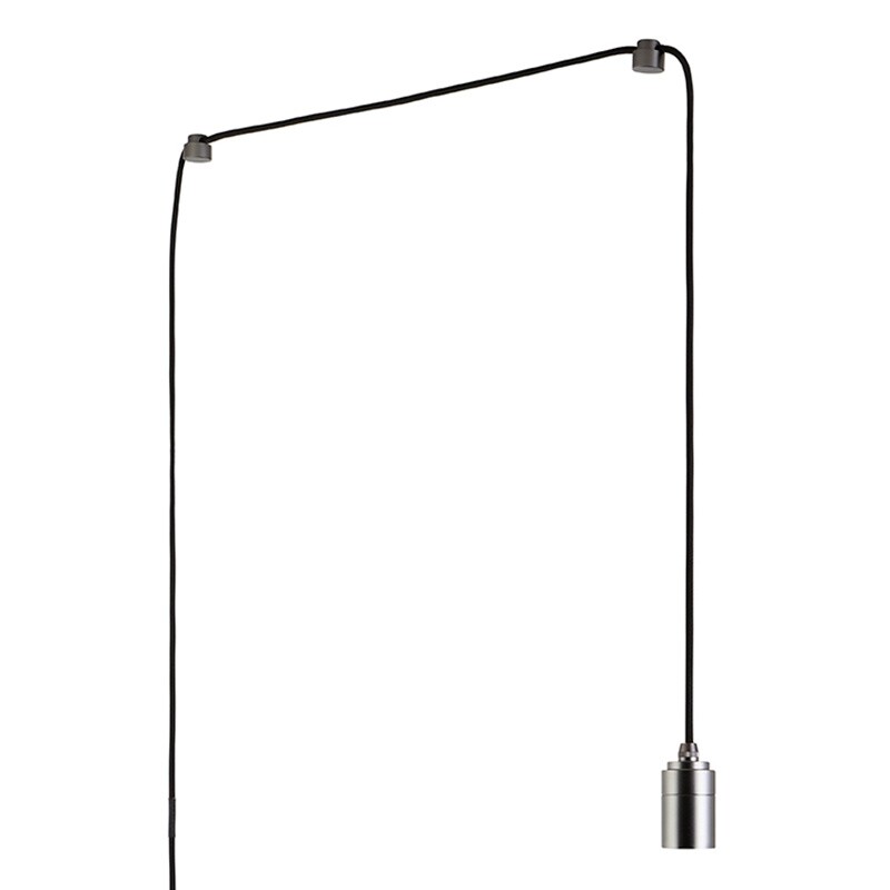 Graphite Plug-in Suspension Lamp
