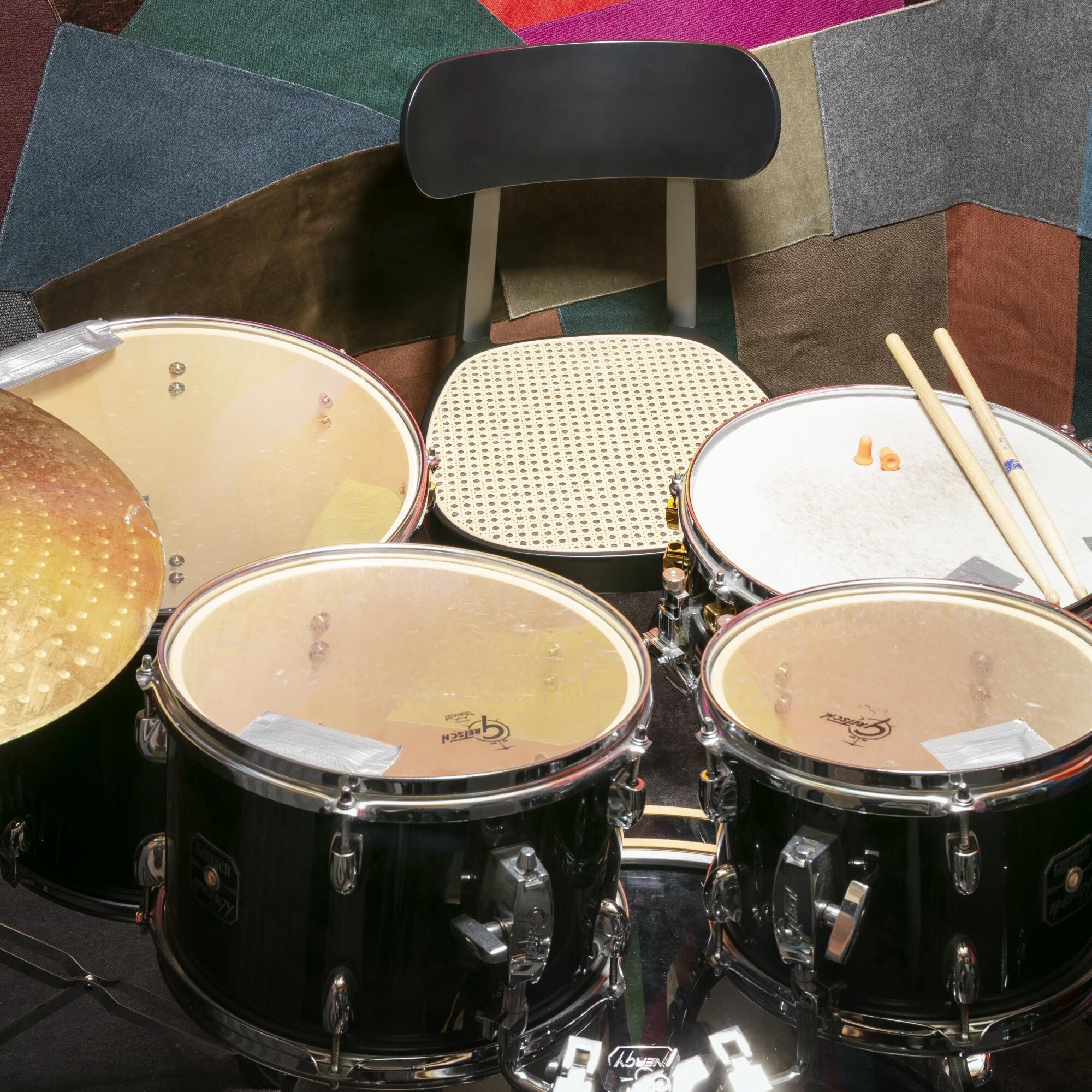 118 Chair with Wickerwork Set of 4