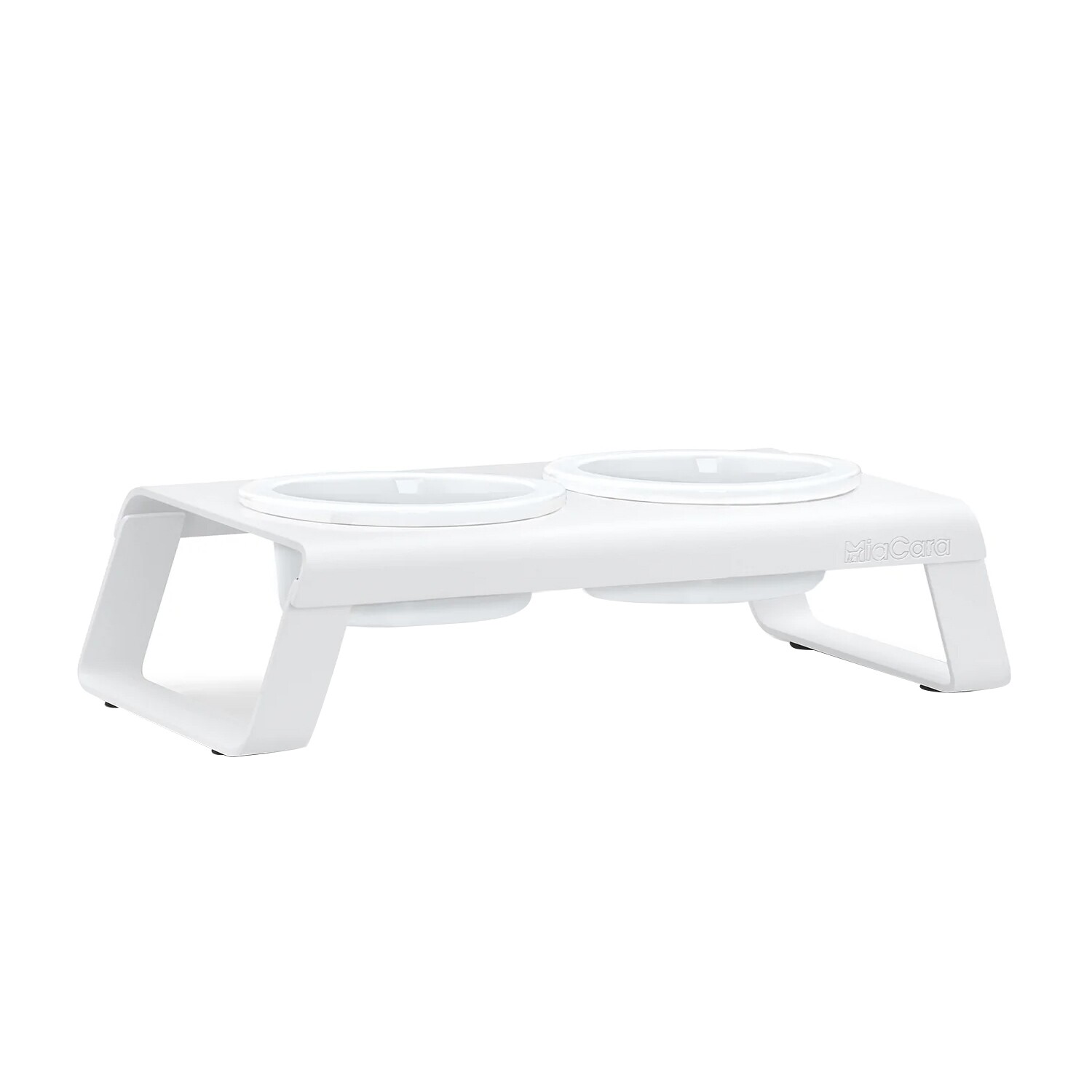 Desco Dog Bowl Stand with Porcelain Bowls S