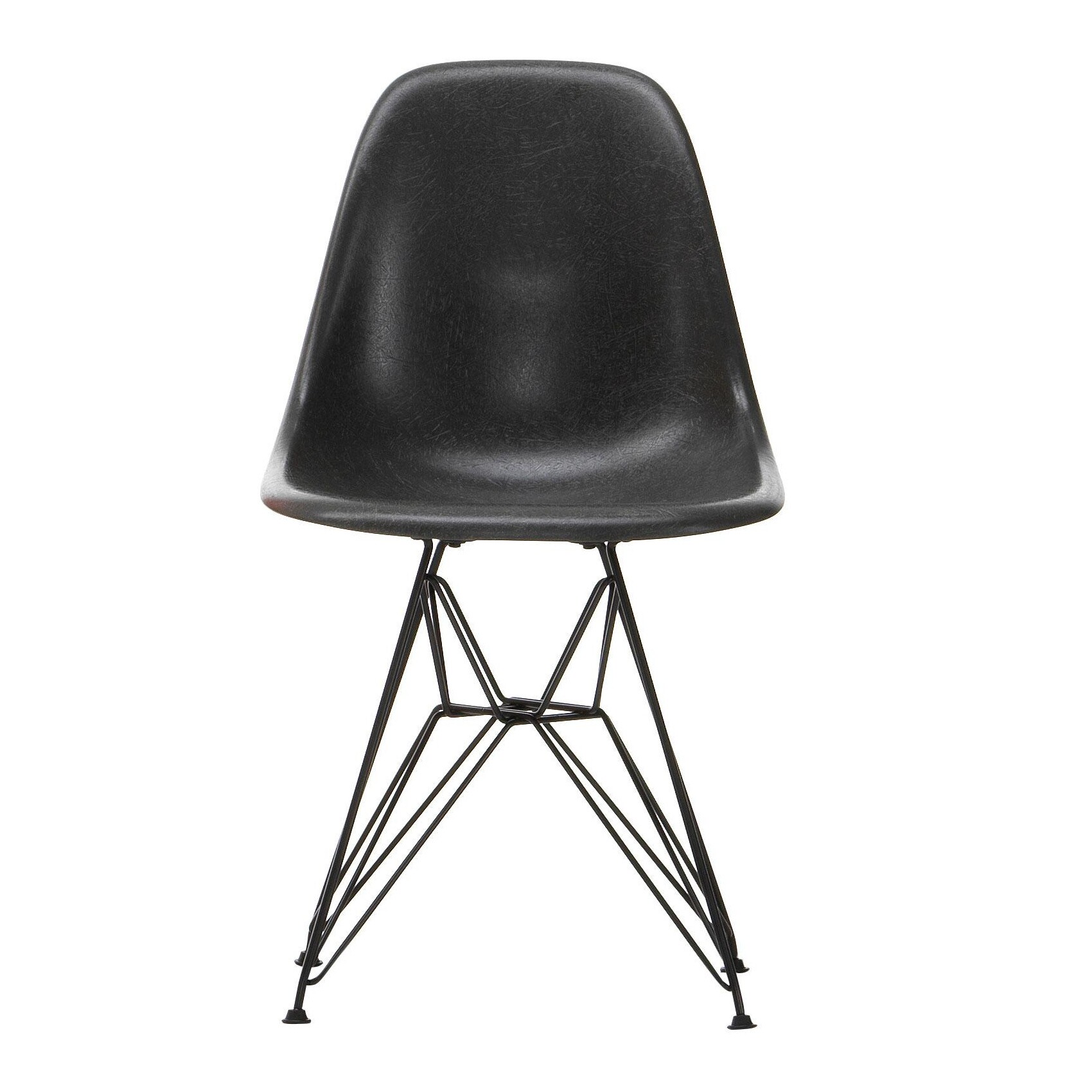 Eames Fiberglass Side Chair DSR Black Base