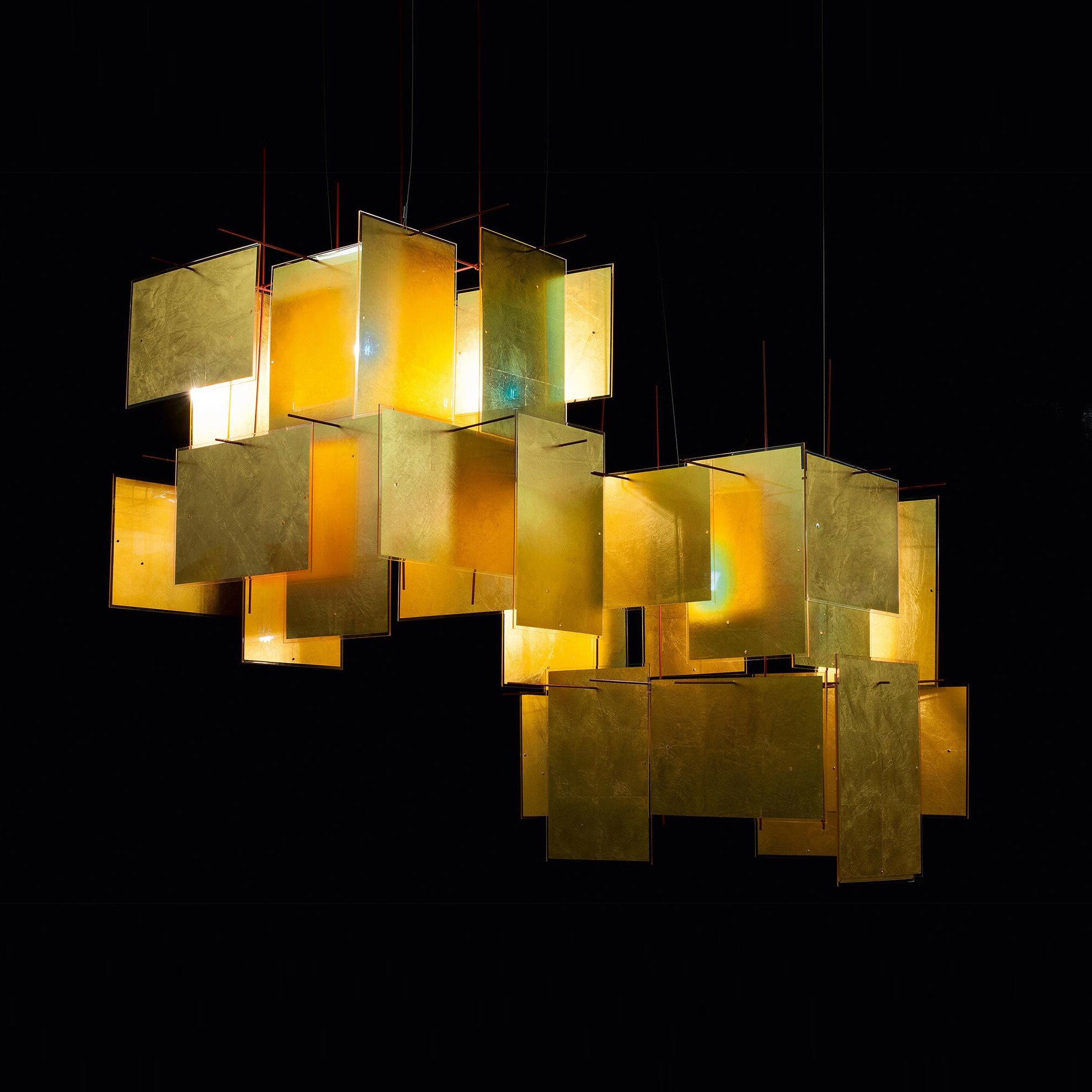 1000 Karat Blau Suspension Lamp