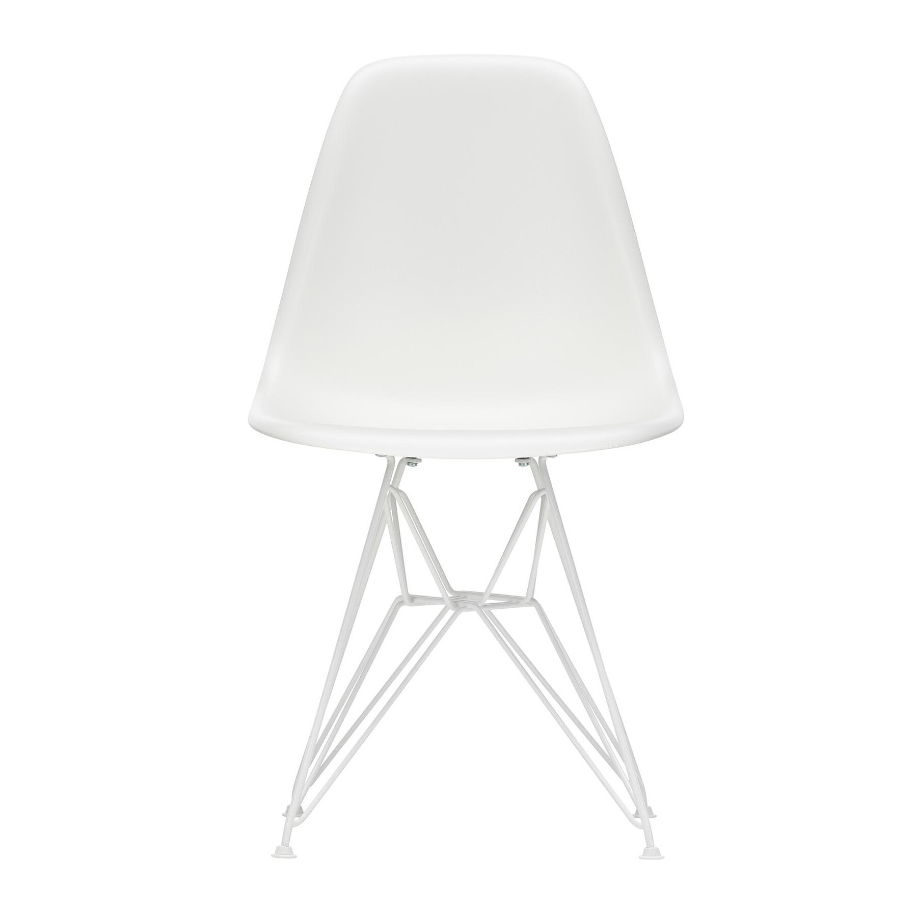 Eames Plastic Side Chair DSR White Base