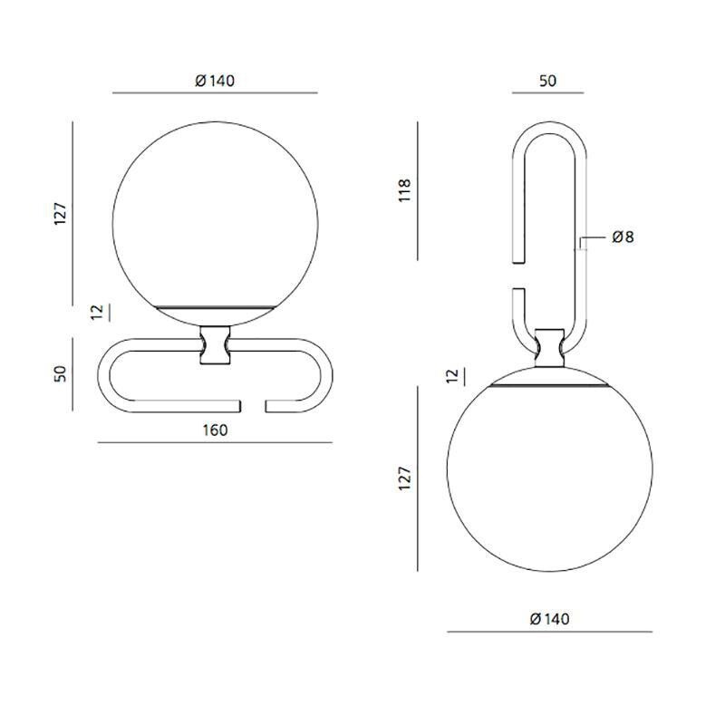 nh1217 Tavolo Table Lamp Ø14cm