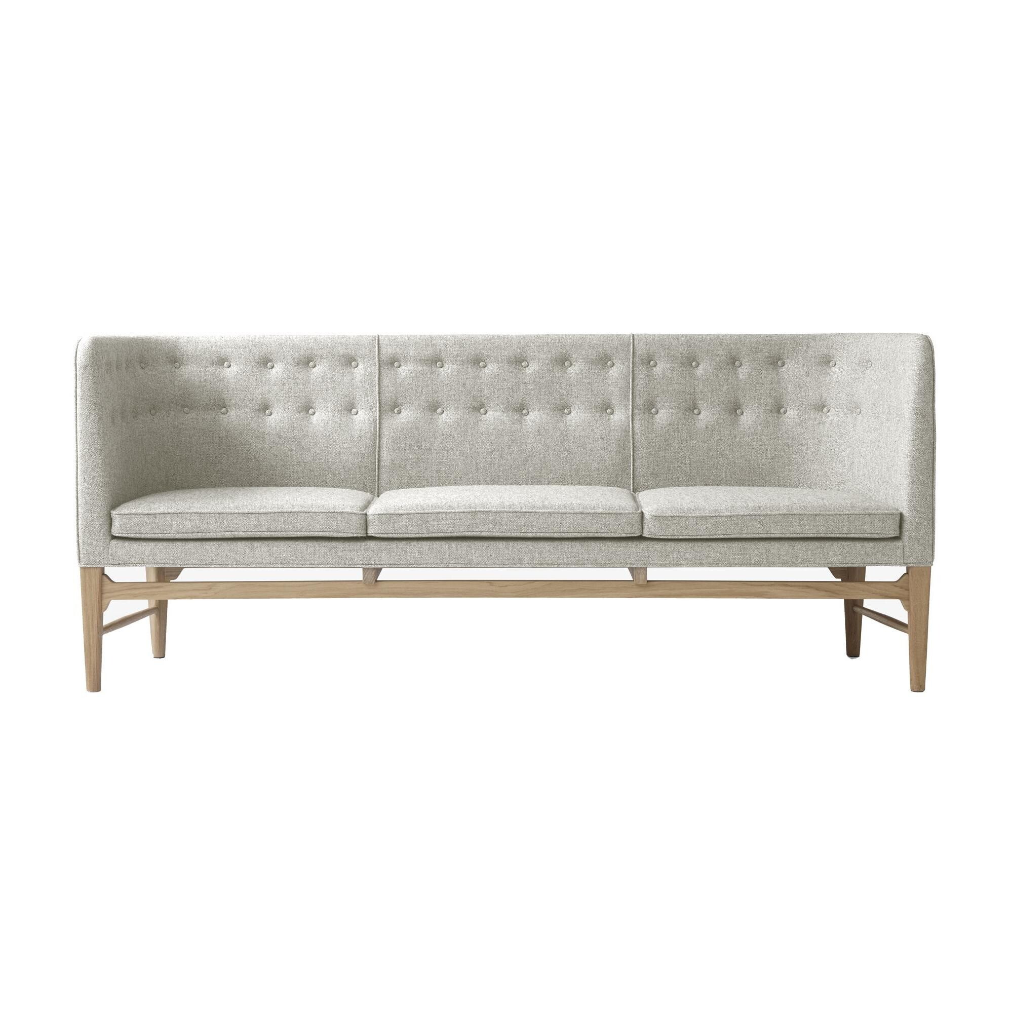 Mayor AJ5 3-Seater Sofa Oak Base