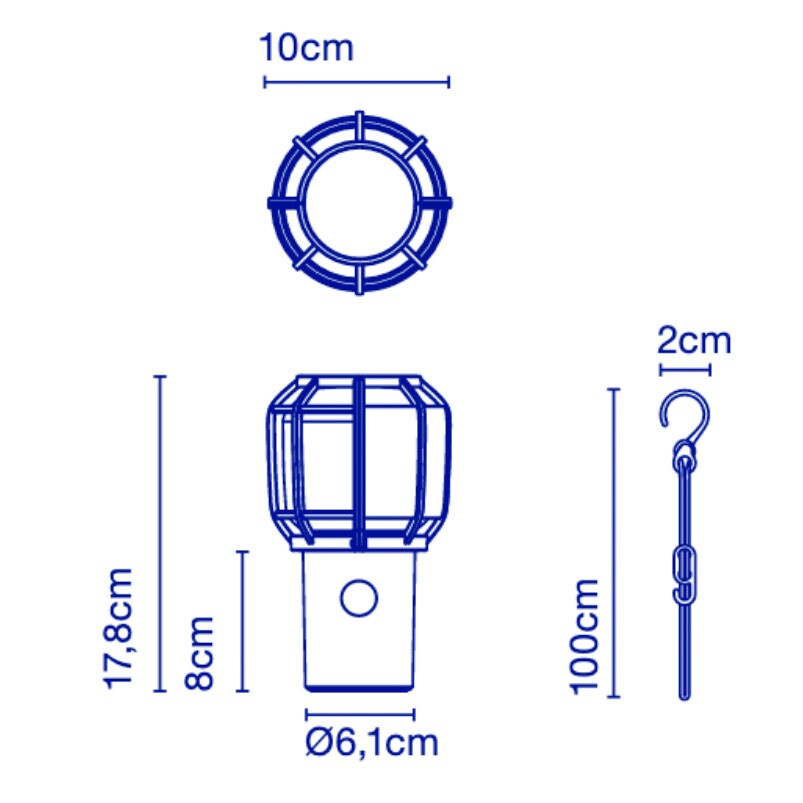 Chispa LED Lamp with Battery