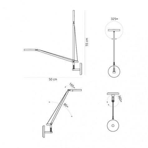 Demetra Micro Parete LED Wall Lamp