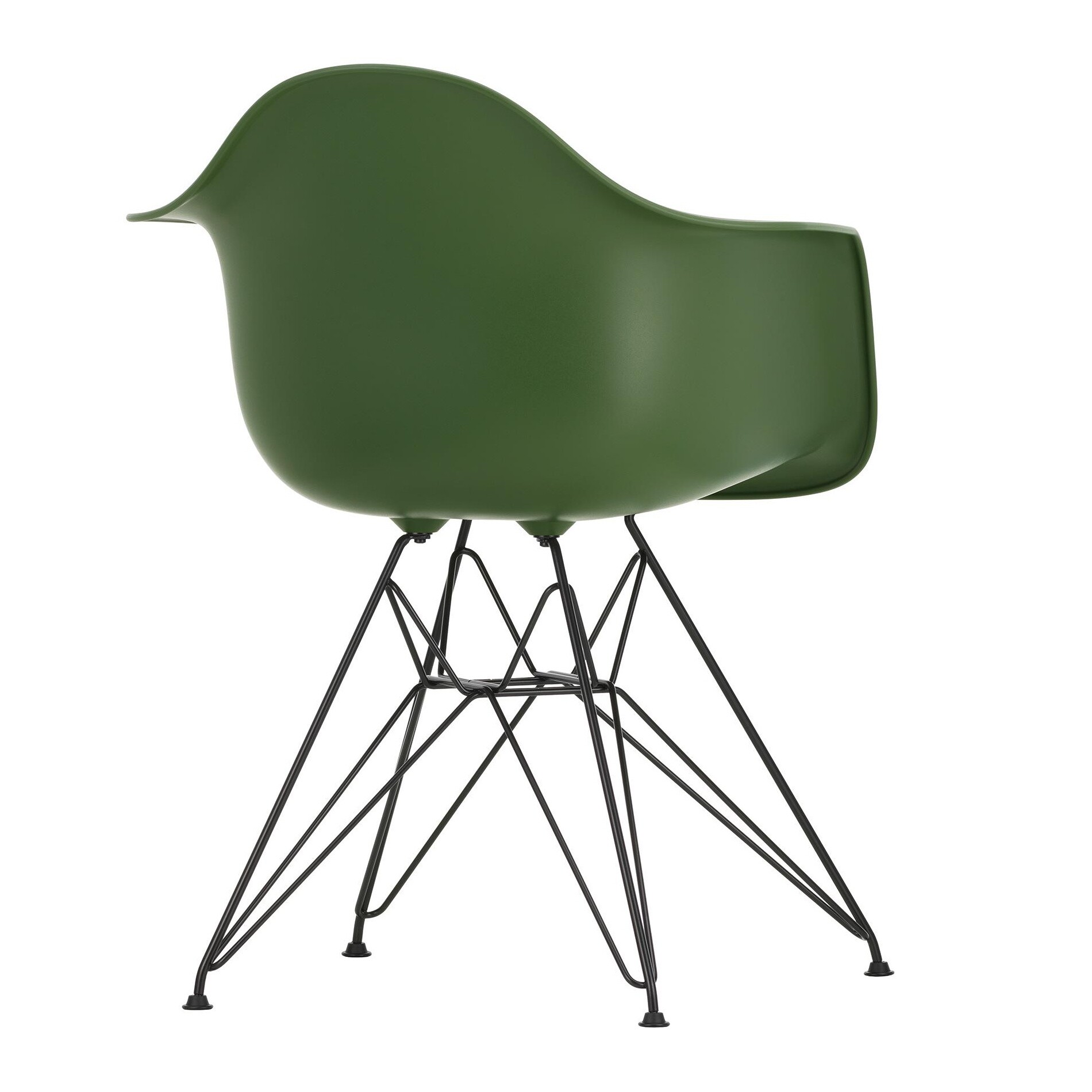 Eames Plastic Armchair DAR RE Black Base