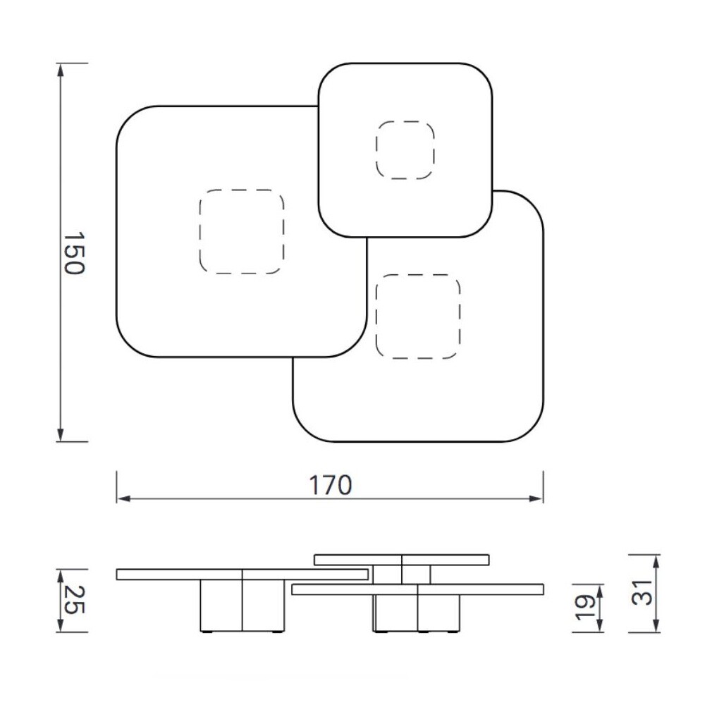 Bow Coffee Table Set Of 3