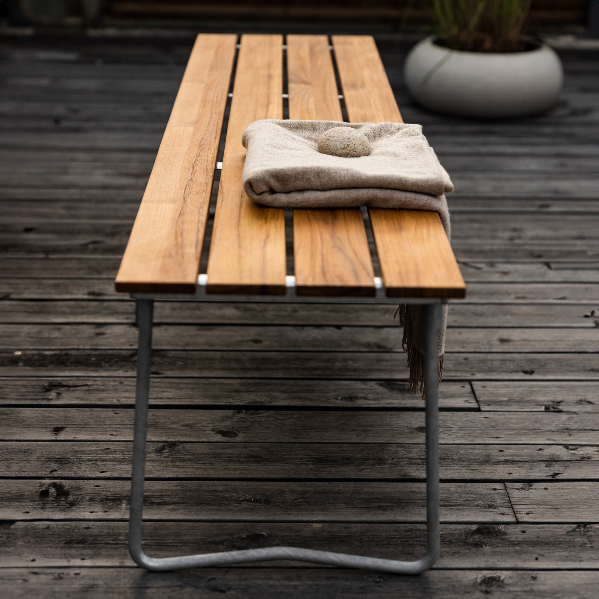 9 Garden Bench Foldable 170x40cm Teak