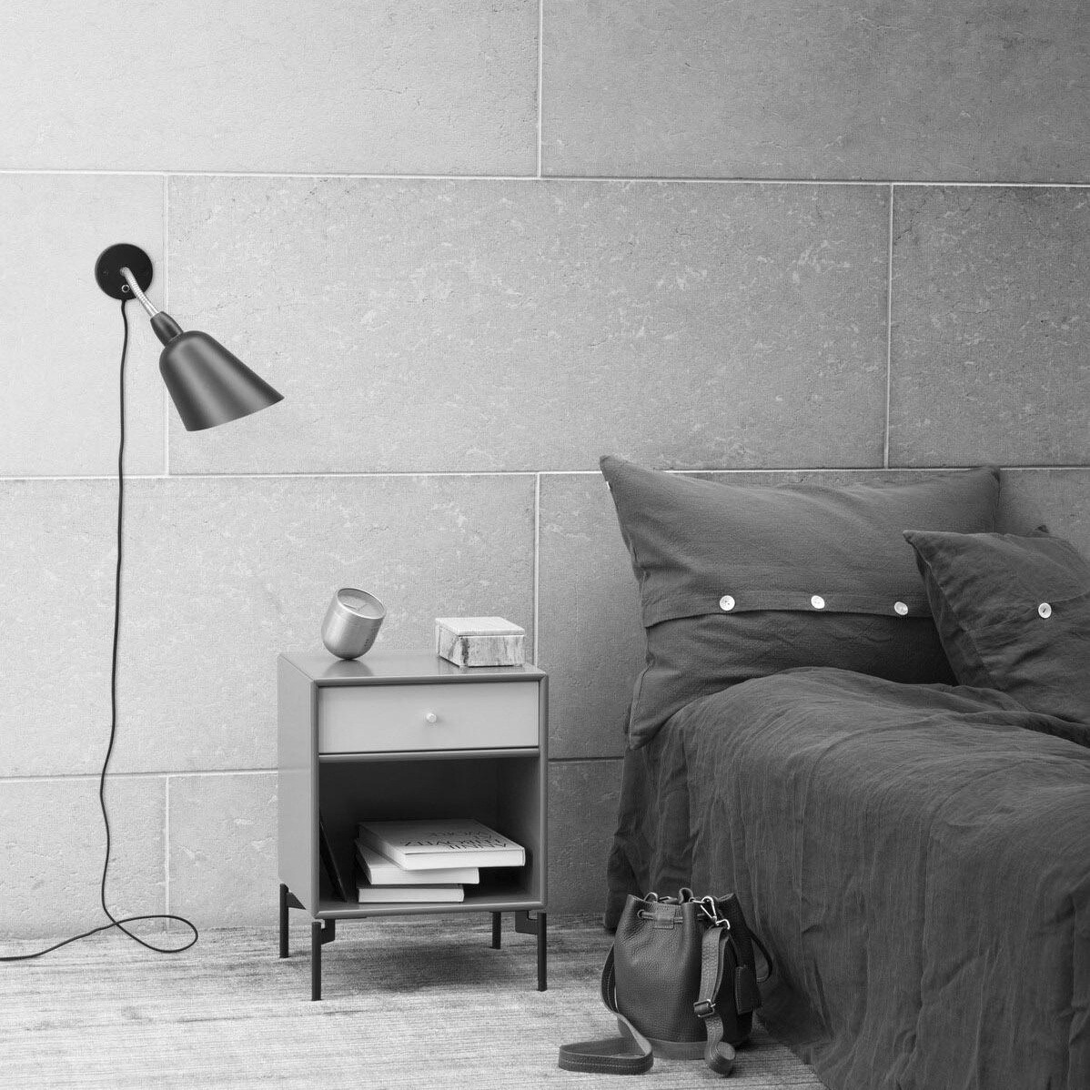 Dream Bedside Table with Drawer H 48cm