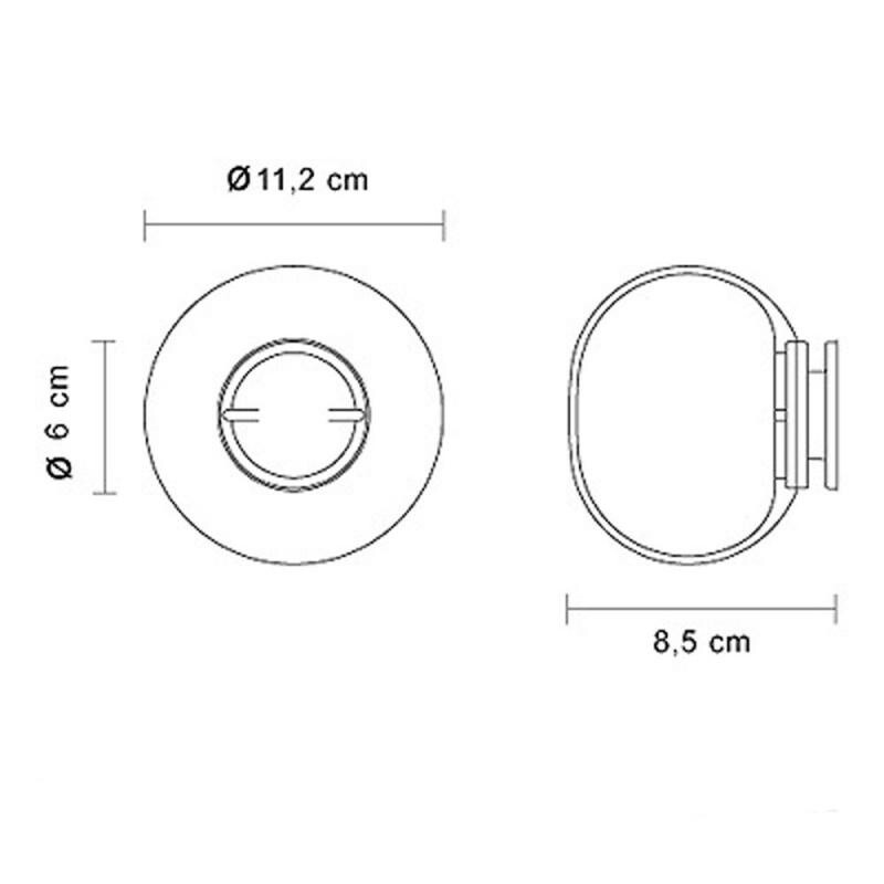 Mini Glo Ball C/W Wall/Ceiling Lamp