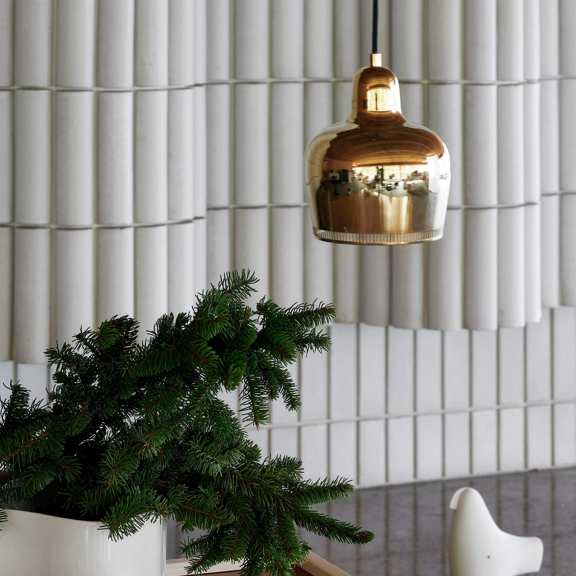 A330S Golden Bell Suspension Lamp Brass