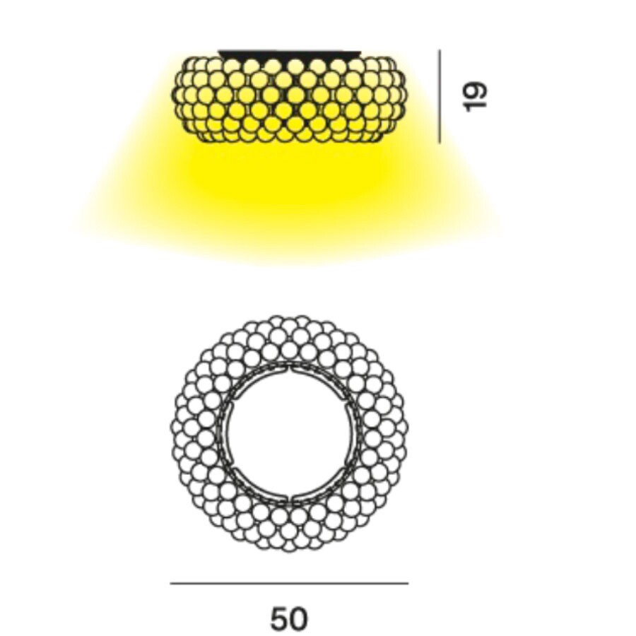 Caboche Plus LED Ceiling Lamp