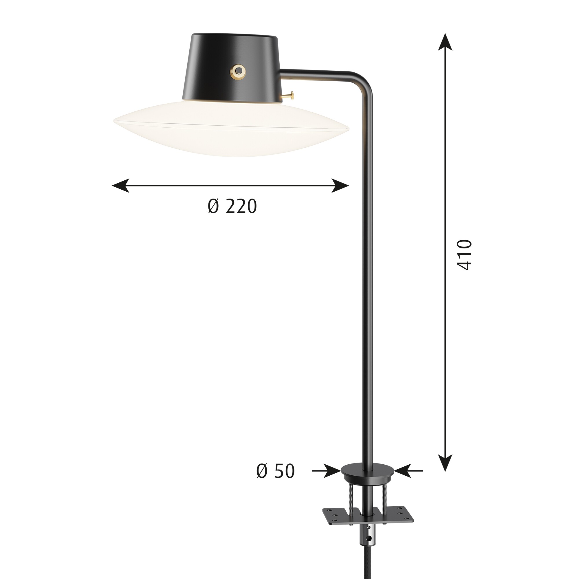AJ Oxford Table Lamp with Pin