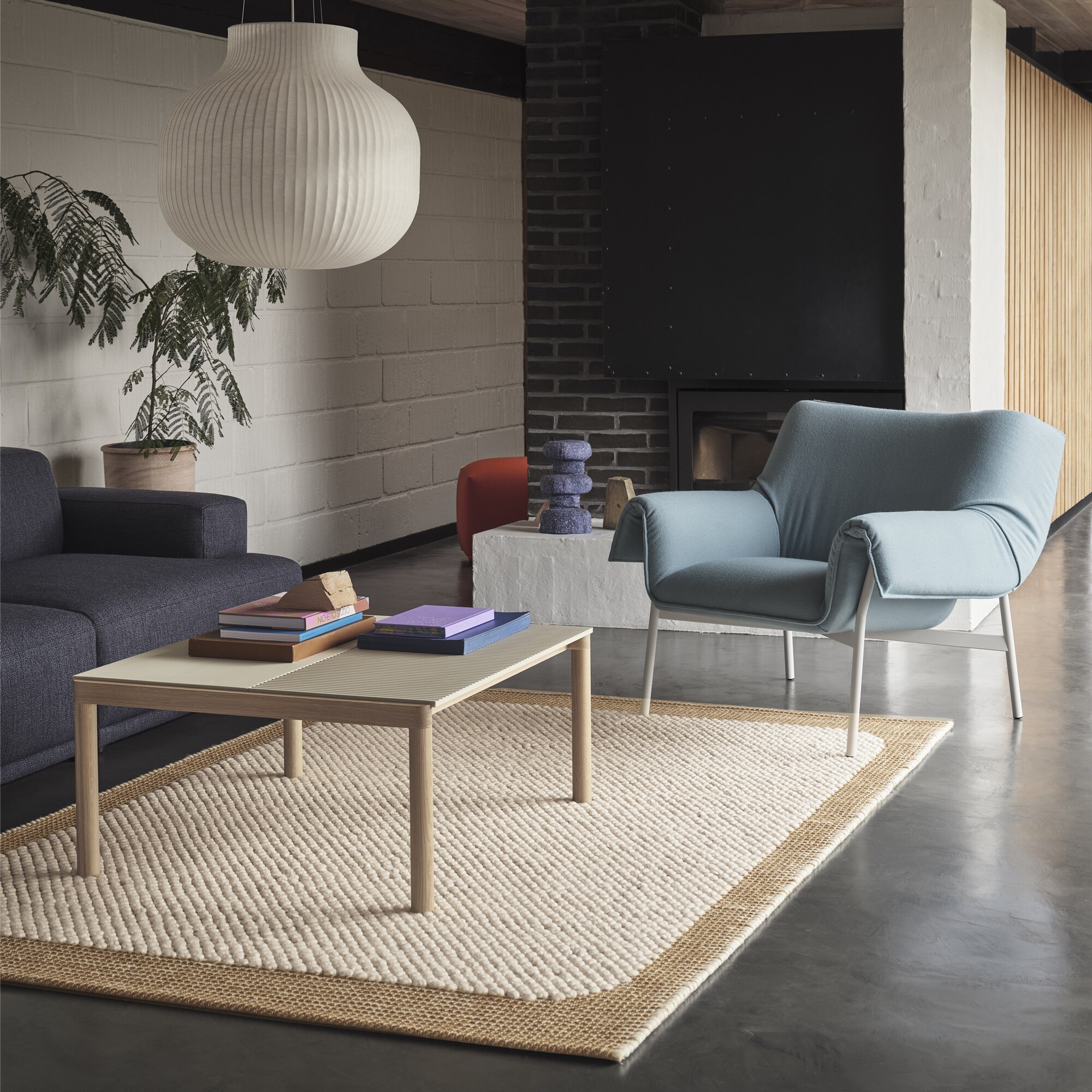 Couple Coffee Table 80x84x40 cm Wavy