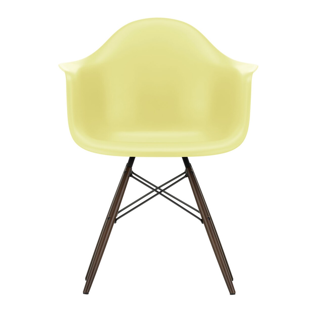 Eames Plastic Armchair DAW RE Dark Maple Base
