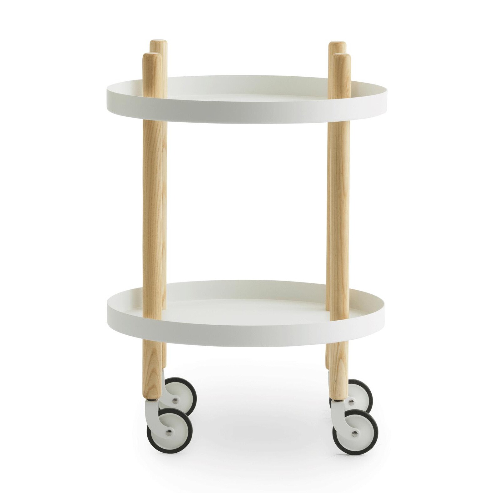 Block Side Table/Trolley round