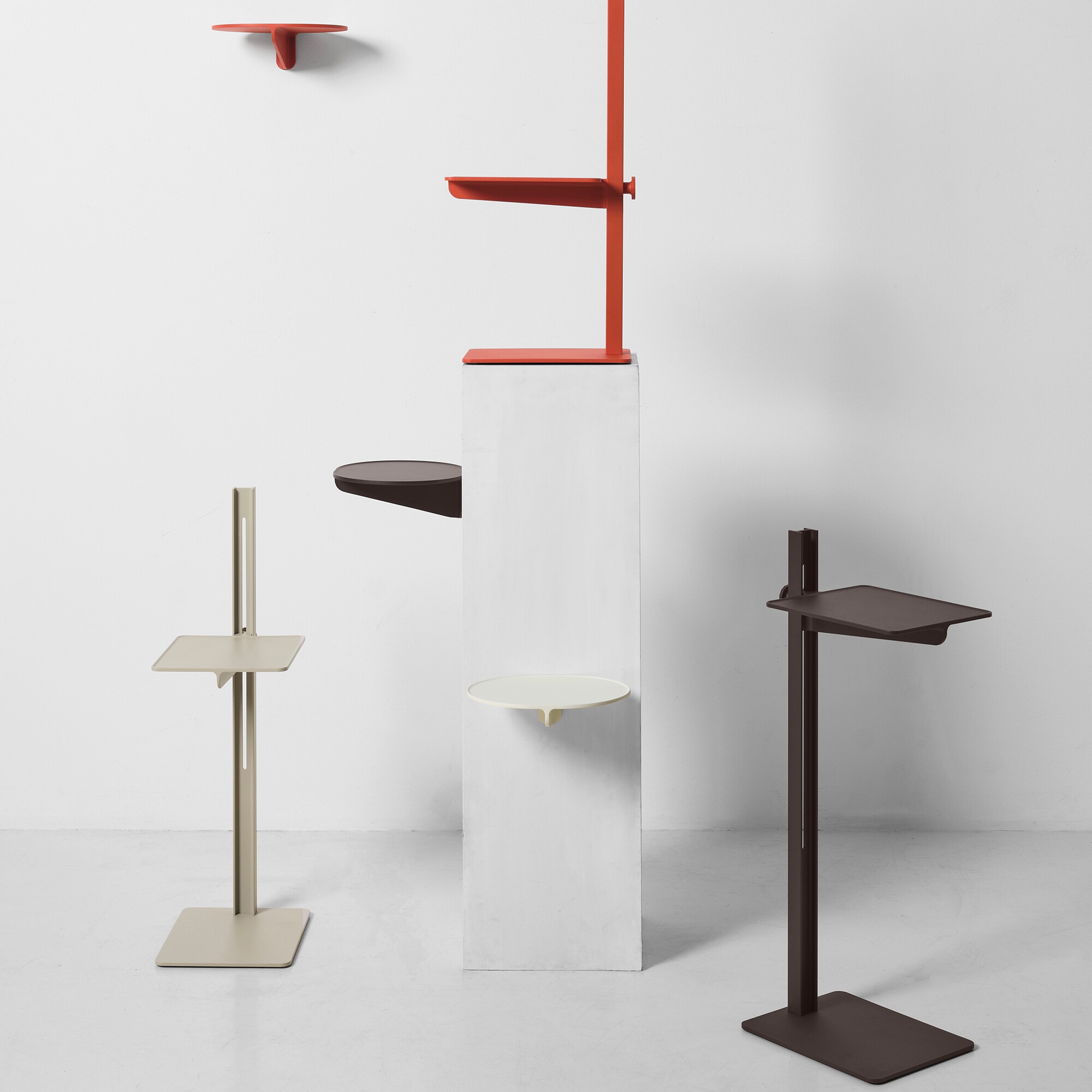 Museum Side Table Height Adjustable