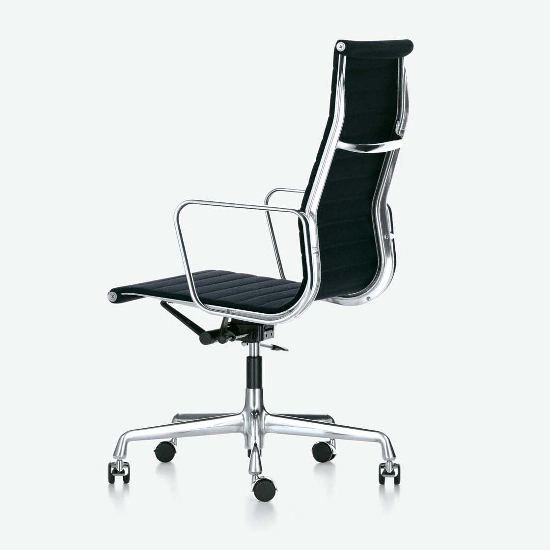 EA 119 Aluminium Chair Fabirc Polished Base