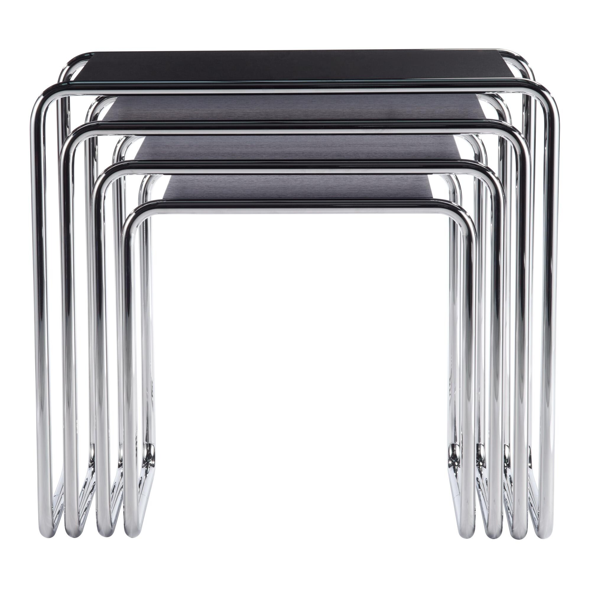 B 9 Side Table Set of 4 Beech